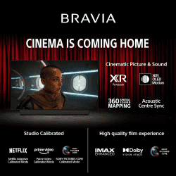 Sony BRAVIA 8 Series AI Smart QLED Google TV | 165 cm (65 inch) | 4K Ultra HD  | Black | K 65XR80