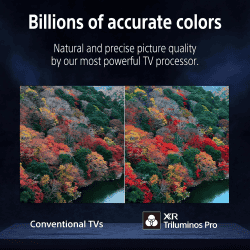 Sony BRAVIA 8 Series AI Smart QLED Google TV | 165 cm (65 inch) | 4K Ultra HD  | Black | K 65XR80