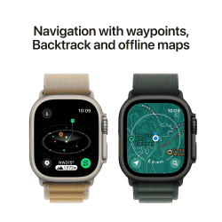 Apple Watch Ultra 2 | GPS | Cellular | 49mm | Black Titanium with Black Ocean Band | Black Ocean Strap | MX4P3HN/A