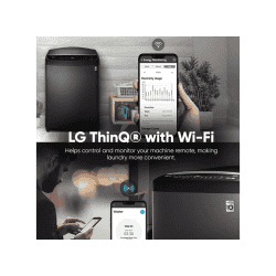 LG Fully Automatic Top Load Washing Machine | 10 kg | Middle Black | THD10NWM ABMQEIL
