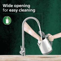 Philips Electric Kettle | 1.2 L | Thicker Stainless Steel body for longer life | HD9363/02