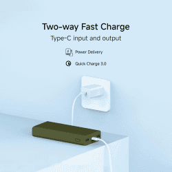 Xiaomi Power Bank 4i | 20000mAh | 33W Super Fast Charging PD | Olive green