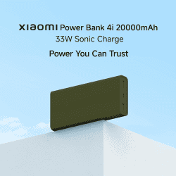 Xiaomi Power Bank 4i | 20000mAh | 33W Super Fast Charging PD | Olive green