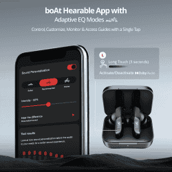 boAt Airdopes 800 | Dolby Audio | 4 Mics AI ENx Tech Titanium Drivers | Interstellar Black