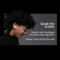 Redmi Buds 5C | Up to 40Db Hybrid Noise Cancellation | Bass White