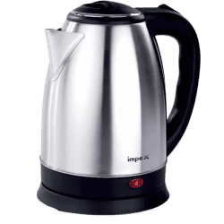 IMPEX by Impex Steamer 1801 Electric Kettle  | 1.8 L | Black