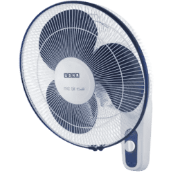 USHA Mist Air Flo 400 mm 3 Blade Wall Fan  | Dark Blue |