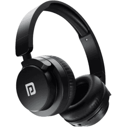 Portronics Bluetooth And Wired Headset |  Muffs M2 | Wireless | Black