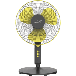 V-Guard FINESTA STS PLUS 16 400 mm 3 Blade Pedestal Fan  | Yellow Black