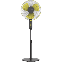 V-Guard FINESTA STS PLUS 16 400 mm 3 Blade Pedestal Fan  | Yellow Black