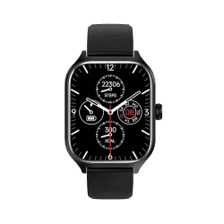 Pebble Vista Smartwatch | 1.99 | HD Infinite Display | BT Calling | Multi Sports Modes | AI Voice Assistant | Jet Black