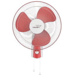 V-Guard Finesta STD Plus Wall Fan | 3 Blade | 400 mm | White Red