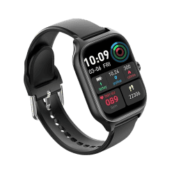 Pebble Vista Smartwatch | 1.99 | HD Infinite Display | BT Calling | Multi Sports Modes | AI Voice Assistant | Jet Black