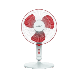 V-Guard Finesta STS Plus Table Fan | 400 mm | 3 Blade | White Red
