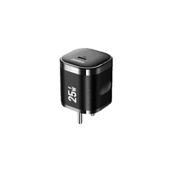 Salpido 25W PD Fast Wall Charger | Robust Scratch-Resistant Design | Black