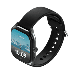 Pebble Vista Smartwatch | 1.99 | HD Infinite Display | BT Calling | Multi Sports Modes | AI Voice Assistant | Jet Black