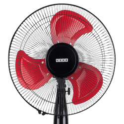 usha Colossus Pedestal Fan | Rust Free Aluminium Blade | 400mm | Red