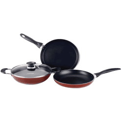 Nolta Popular Series 4 Pcs Induction Bottom Non-Stick Coated Cookware Set