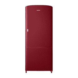 Samsung Single Door Refrigerator |  2 Star | 183 L | Scarlet Red | RR20C11C2RH/HL