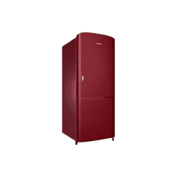 Samsung Single Door Refrigerator |  2 Star | 183 L | Scarlet Red | RR20C11C2RH/HL