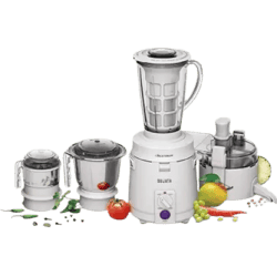 Sujata MULTIMIX Juicer Mixer Grinder | 900 W | 3 Jars | White