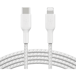 Belkin Data Cable |  Apple Certified Smartphone Lightning To Type C Cable | 1 Meters | White