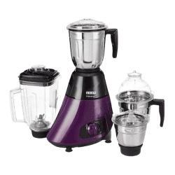 Usha Trienergy Plus Mixer Grinder | 800 W | 4 Jar | Black