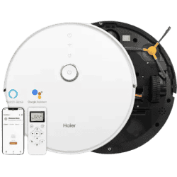 Haier TH27U1 Robotic Floor Cleaner | WiFi Connectivity |  Google Assistant and Alexa