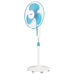 USHA Mist Air Flo Pedestal Fan | 400cm | 3 Blade | Light Blue