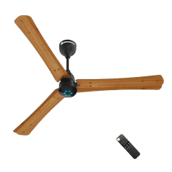 Atomberg Renesa + Ceiling Fan | 1200 mm | BLDC Ceiling Fan with Remote Control & LED Indicators | Golden Oak
