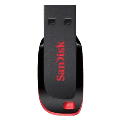 SanDisk Cruzer Blade | USB Flash Drive | 32 GB | Pen Drive | Black,Red