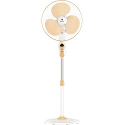 HAVELLS Sprint BLDC 400 mm BLDC Motor with Remote 3 Blade Pedestal Fan | White Yellow