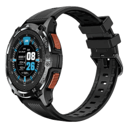 Noise Force Plus AMOLED BT Calling Smartwatch | Jet Black | NSW 301