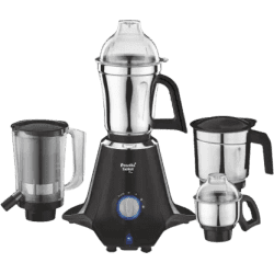Preethi Taurus Plus MG 257 1000 W Mixer Grinder | 4 Jars | Black