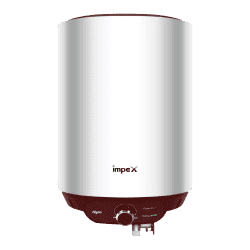 Impex Hyro Storage Water Heater | 6 L | Red & White