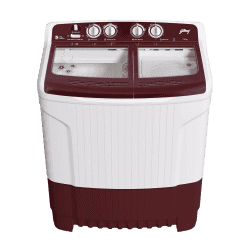Godrej Edge Semi-Automatic Top Loading Washing Machine | 7.5 Kg |  5 star | Wine Red | WS EDGE 75 5.0 TB3 M