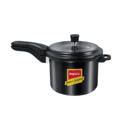 Impex HA Smart D5 Hard Anodized Dripless Aluminium Pressure Cooker | 4.5 L