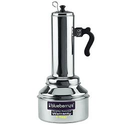 Blueberrys 100% Stainless Steel Puttu Kudam Maker with LidFood Grade | 1334-Silver