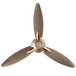 Usha Bloom Daffodil Goodbye Dust Ceiling Fan | 1250mm |  Sparkle Golden and Brown