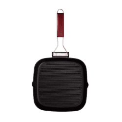 Wonderchef Caesar Folding Nonstick Grill Pan | 24 cm | 5 mm | Black