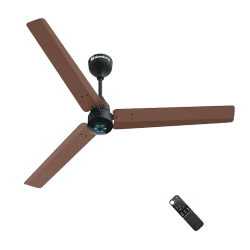 Atomberg Renesa Smart BLDC Ceiling Fan | Remote Control & LED Indicators | 1200 mm | 5 Star | Matt Brown & Black