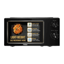Haier Solo Microwave Oven | 19 L | Black | HIL1901MBPB