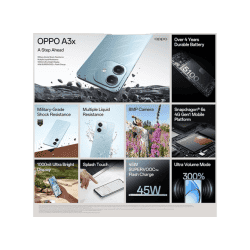 OPPO A3X  | 4 GB | 64 GB | Ocean Blue