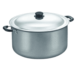 Prestige Omega Select Plus Non Stick PFOA Free Biryani Pot with Stainless Steel Lid | 16 L