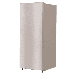 Haier Direct Cool Single Door Refrigerator | 3 Star | 190 L | Inox Steel | HRD 2103BIS P