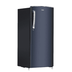 Haier Direct Cool Single Door Refrigerator | 205 L | 2 Star | Graphite Black Finish | HRD-2262BGK-N