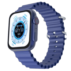 Fire-Boltt Supernova  High Resolution | 368*448px | BT Calling and 123 Sports Modes Smartwatch | Blue Strap