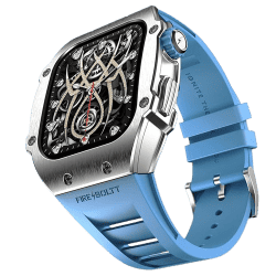 Fire-Boltt ASPHALT Bluetooth Calling Smart Watch | Silver Blue | BSW176