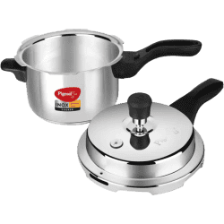 Pigeon Inox Stainless Steel Induction Bottom Pressure Cooker | 3 L