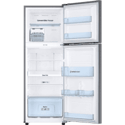 Samsung Convertible 3 In 1 Digital Inverter Frost-Free Double Door Refrigerator | 236 L | 3 Star | Clean Steel | RT28C3733SL/HL